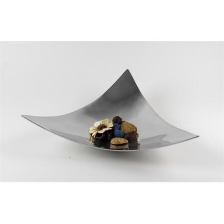 Modern Day Accents Modern Day Accents 3273 Alum Trigon Tray 3273